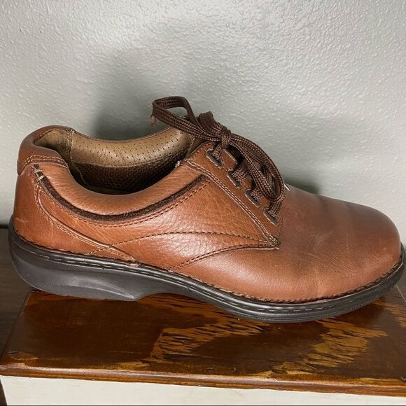 Florsheim Tan Mens Oxfords Style Casual Lace Up Shoes Style 13172-200 Size 9M - Picture 3 of 14